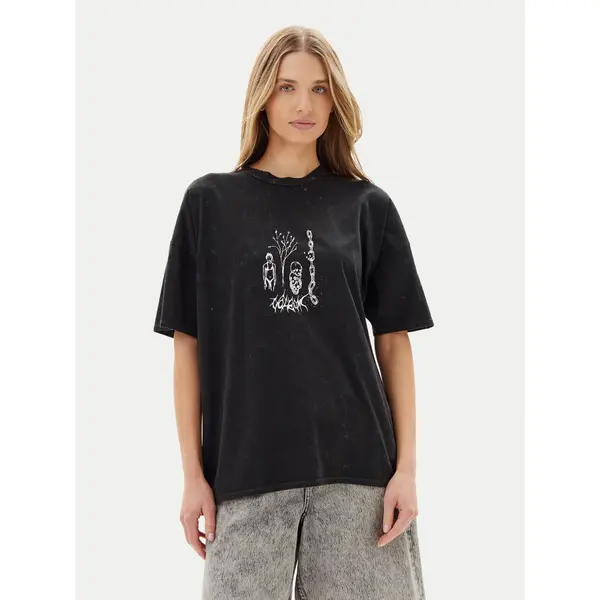 Volcom Volcom T-shirt Voltrip B3512508 Crna Oversize