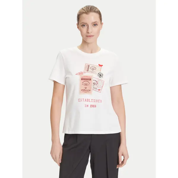 Weekend Max Mara Weekend Max Mara T-shirt Ara 2525976041 Bijela Regular Fit