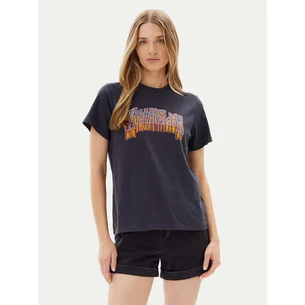 Wrangler Wrangler T-shirt Graphic 112362783 Crna Regular Fit