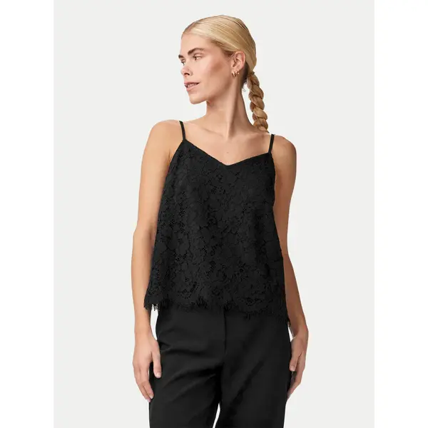 YAS YAS Top Perla 26032812 Crna Regular Fit