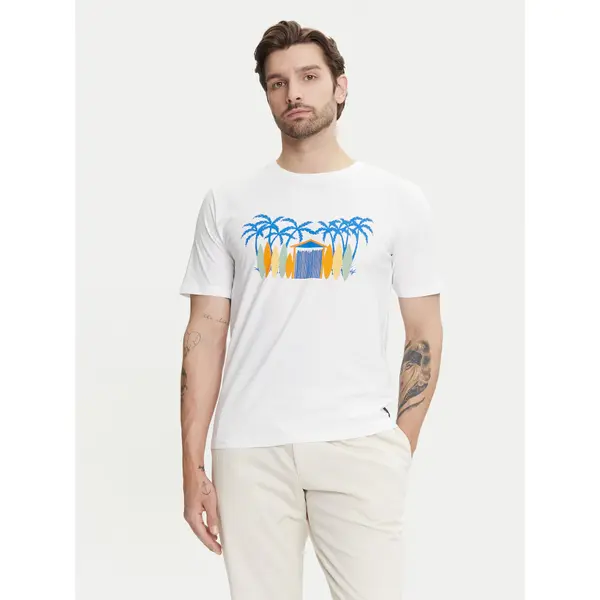 Ysabel Mora Ysabel Mora T-shirt 90514 Bijela Regular Fit