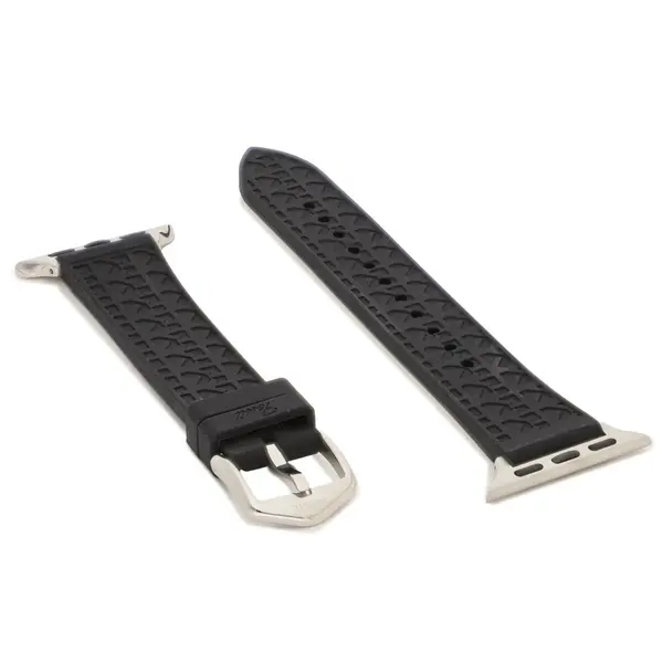 Fossil Zamjenski remen za sat Apple Watch Fossil S380018 Crna