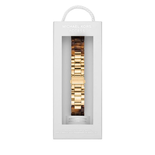 Michael Kors Zamjenski remen za sat Michael Kors MKS8040 Gold/Brown