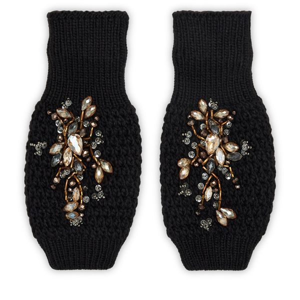 LaVashka Ženske rukavice LaVashka Golden Moon Black