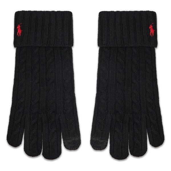 Polo Ralph Lauren Ženske rukavice Polo Ralph Lauren 449891268001 Black