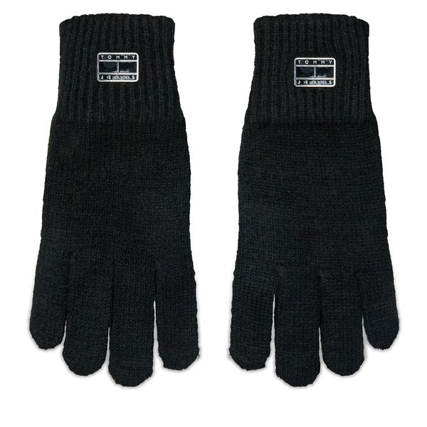 Tommy Jeans Ženske rukavice Tommy Jeans Tjw Cosy Knit Gloves AW0AW15481 Black BDS