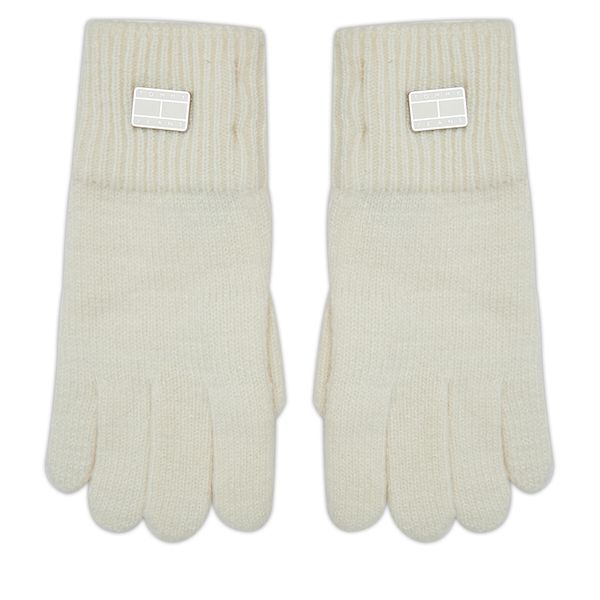Tommy Jeans Ženske rukavice Tommy Jeans Tjw Cosy Knit Gloves AW0AW15481 Ivory YBI