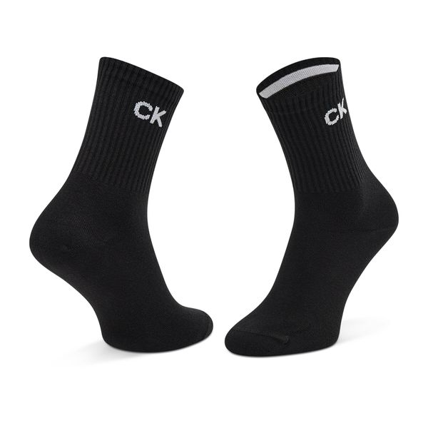 Calvin Klein Ženske visoke čarape Calvin Klein 701218784 Black 001