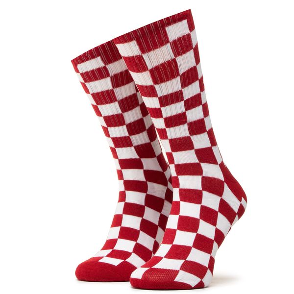 Vans Ženske visoke čarape Vans Checkerboard Crew VN0A3H3NRLM1 r.38,5/42 Red/White