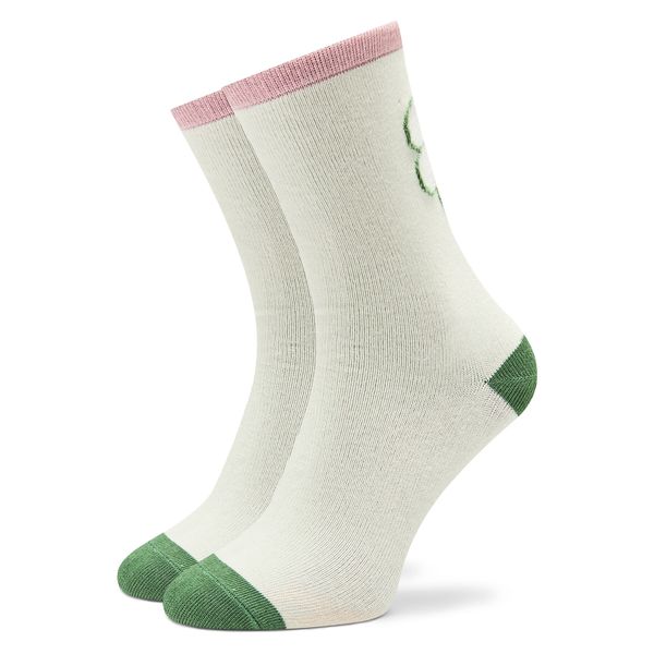 Vans Ženske visoke čarape Vans Oversized Floral Sock VN00074KFS81 Oversized Floral Marshmallow