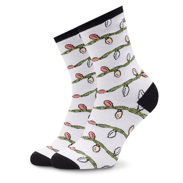 Vans Ženske visoke čarape Vans Ticker VN0A49ZDYB21 Nvar Dtsy Whtbl