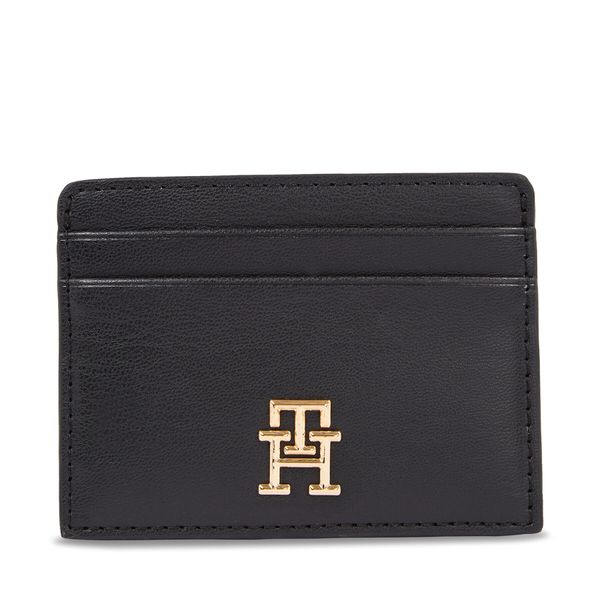 Tommy Hilfiger Ženski novčanik Tommy Hilfiger Iconic Tommy Cc Holder AW0AW15897 Black BDS