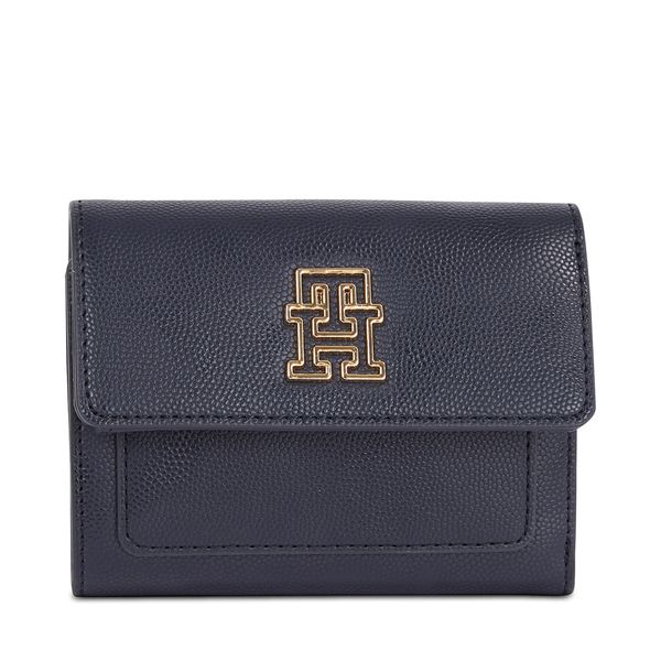 Tommy Hilfiger Ženski novčanik Tommy Hilfiger Th Timeless Med Flap W Bill AW0AW15258 Space Blue DW6