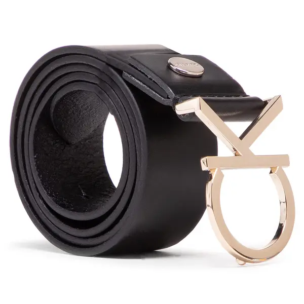 Calvin Klein Ženski remen Calvin Klein Ck Adj.Logo Belt 3.5Cm K60K602141 Crna