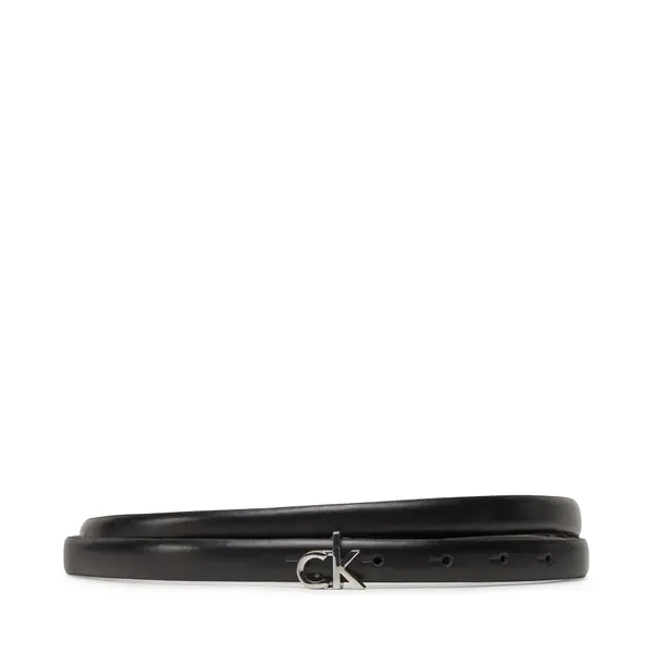Calvin Klein Ženski remen Calvin Klein Ck Buckle Skinny Belt 1.5 K60K612932 Crna
