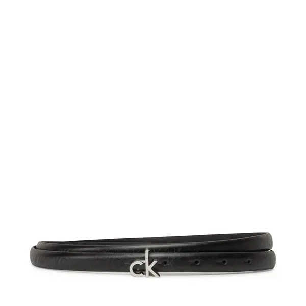 Calvin Klein Ženski remen Calvin Klein Ck Buckle Skinny Belt 1.5_Mono K60K612933 Crna