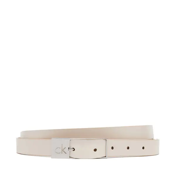 Calvin Klein Ženski remen Calvin Klein Ck Cut Square Buckle 2.0 K60K613155 Bijela