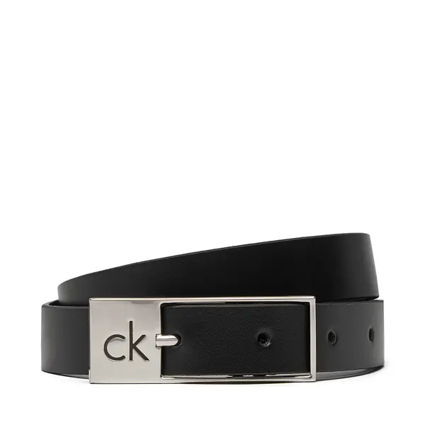 Calvin Klein Ženski remen Calvin Klein Ck Cut Square Buckle 2.0 K60K613155 Crna