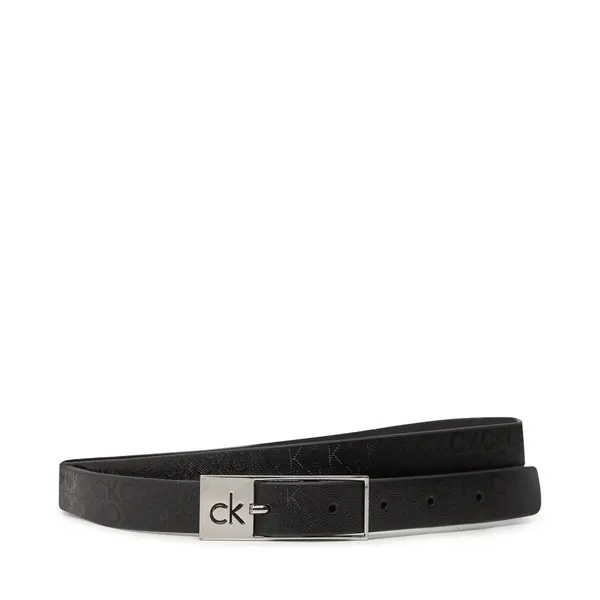 Calvin Klein Ženski remen Calvin Klein Ck Cut Square Buckle 2.0_Mono K60K613243 Crna