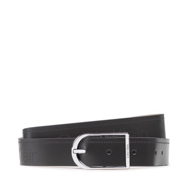 Calvin Klein Ženski remen Calvin Klein Ck Must Bridge 3cm Belt Perf K60K609563 Crna
