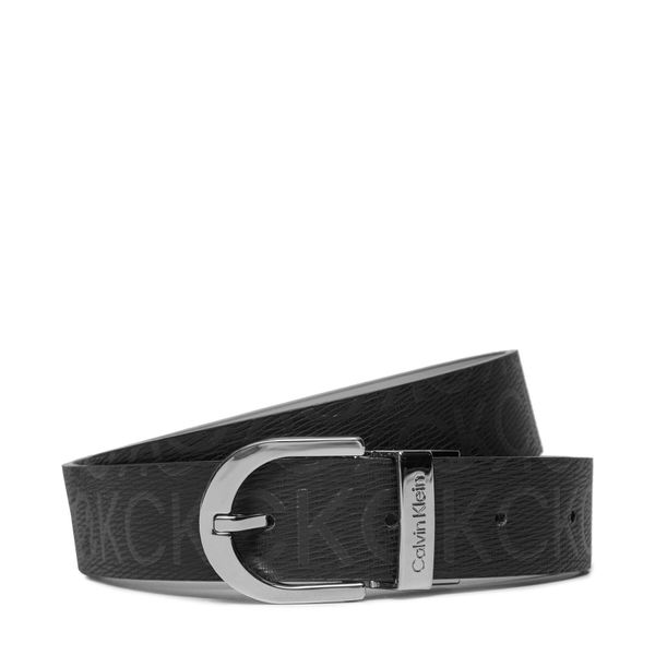 Calvin Klein Ženski remen Calvin Klein Ck Reversible Belt 3.0 Epi Mono K60K609981 Black Epi Mono/Dk Ecru 0GJ