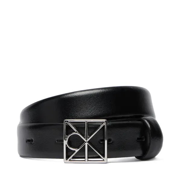 Calvin Klein Ženski remen Calvin Klein Emblem Buckle 25Mm Fixed Smooth LV04F7072G Crna