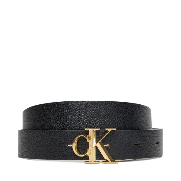 Calvin Klein Ženski remen Calvin Klein Facet Ck Buckle 25Mm Pebble Rev/ LV04F7044G Crna