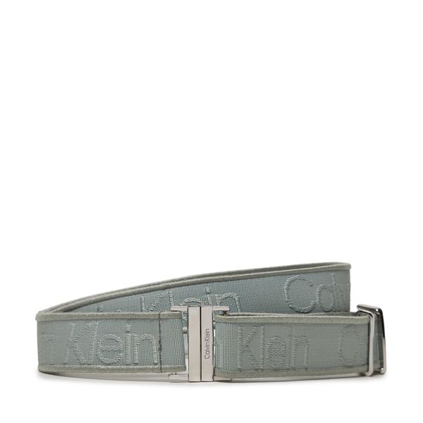 Calvin Klein Ženski remen Calvin Klein Gracie Logo Jacquard Belt 3.0 K60K611922 Pigeon