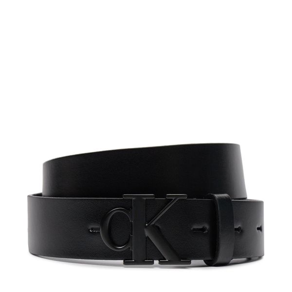 Calvin Klein Jeans Ženski remen Calvin Klein Jeans Round Mono Pl Lthr Belt 30Mm K60K611490 Black/Black 01B