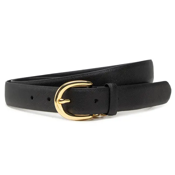 Lauren Ralph Lauren Ženski remen Lauren Ralph Lauren Charm Classc 412802952004 Crna