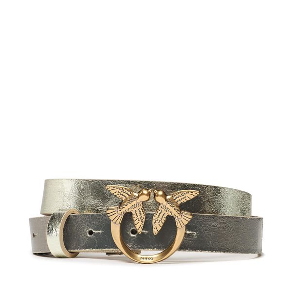 Pinko Ženski remen Pinko Love Berry H2 Belt 20231 PLT01 100143.A0QT Oro/Argent HI5Q