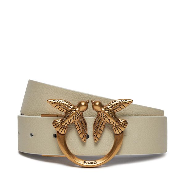 Pinko Ženski remen Pinko Love Berry H3 100125 A1K3 Bianco/Nero ZZ1Q