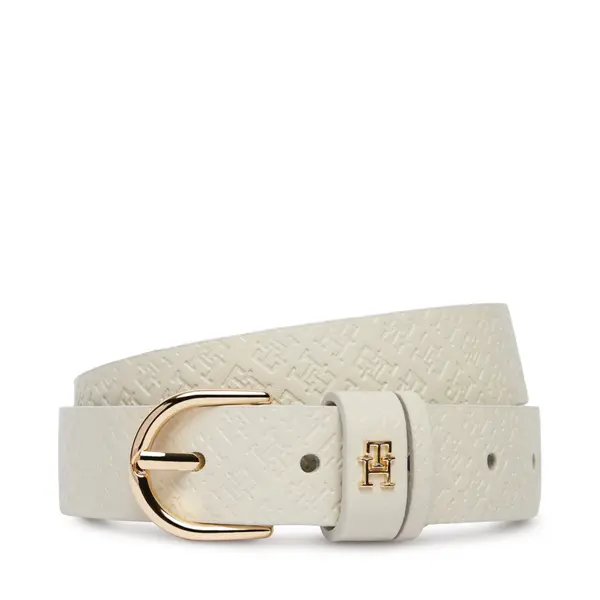 Tommy Hilfiger Ženski remen Tommy Hilfiger Ess Effortless 2.5 Go Mono AW0AW18856 Bijela