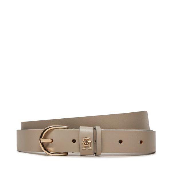 Tommy Hilfiger Ženski remen Tommy Hilfiger Essential Effortless 2.5 Gold AW0AW16798 Bež