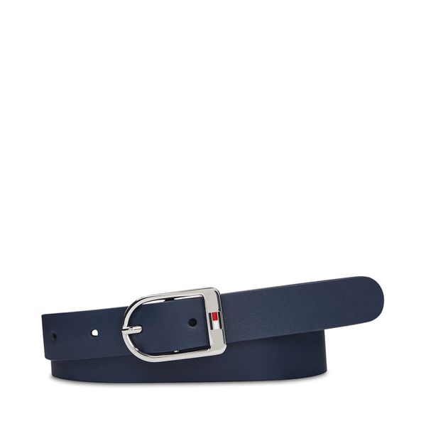 Tommy Hilfiger Ženski remen Tommy Hilfiger Essential Flag Silver 2.5 AW0AW15380 Space Blue DW6
