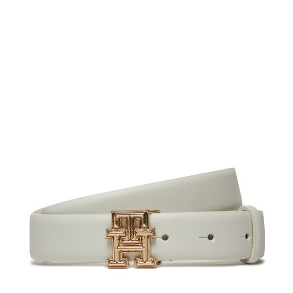 Tommy Hilfiger Ženski remen Tommy Hilfiger Th Logo Bombe 2.5 AW0AW16028 Ecru YBL