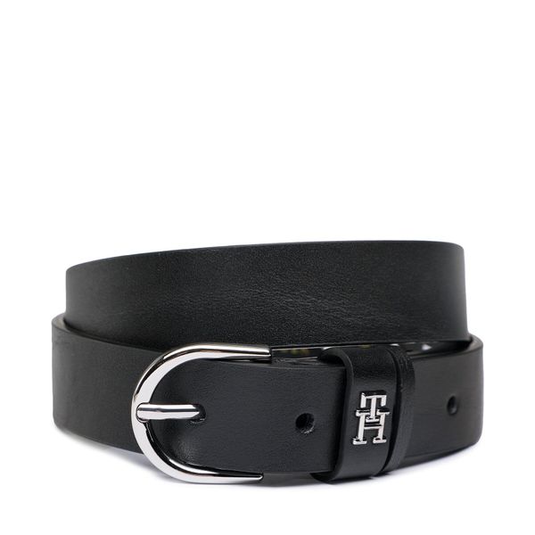 Tommy Hilfiger Ženski remen Tommy Hilfiger Th Timeless 2.5 AW0AW14244 Crna