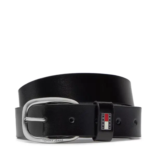 Tommy Jeans Ženski remen Tommy Jeans Tjw Oval 3.0 AW0AW15836 Crna