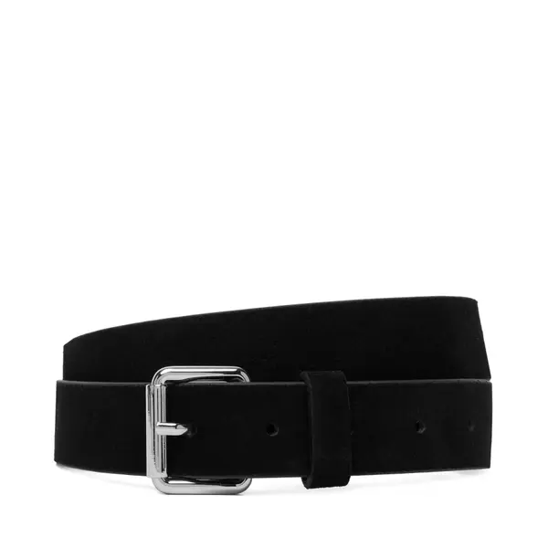 Tommy Jeans Ženski remen Tommy Jeans Tjw Script Seude 3.0 AW0AW18503 Crna