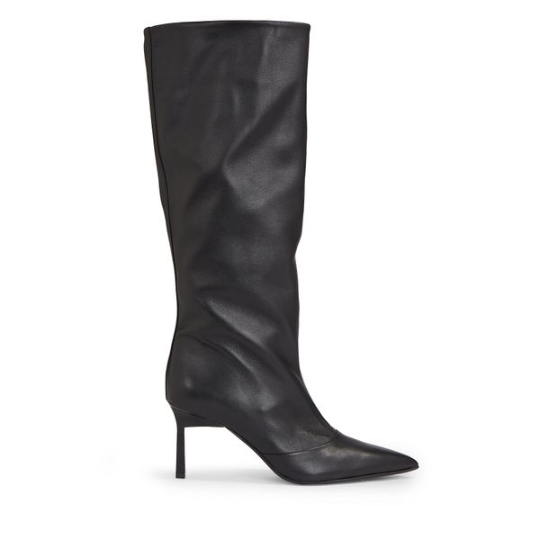 Calvin Klein Zimske čizme Calvin Klein Geo Stiletto Knee Boot 70 HW0HW01691 Ck Black BEH
