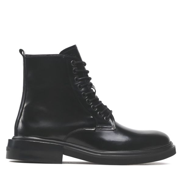 Calvin Klein Zimske čizme Calvin Klein Lace Up Boot Br Lth HM0HM00669 Pvh Black BEXx