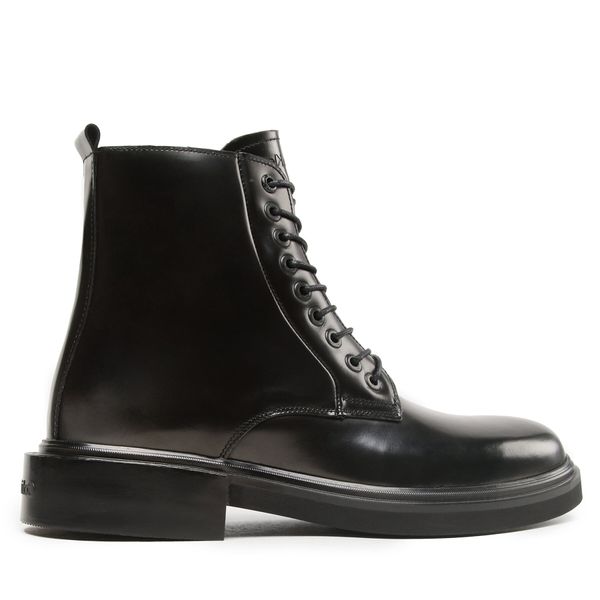 Calvin Klein Zimske čizme Calvin Klein Lace Up Boot HM0HM01028 Crna
