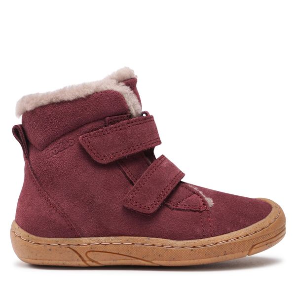 Froddo Zimske čizme Froddo Minni Suede Velcro G2110126-1 S Bordeaux 1
