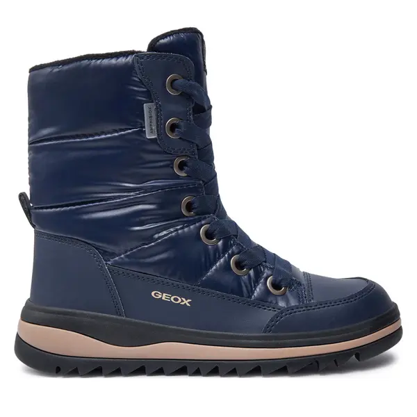 Geox Zimske čizme Geox J Adelhide Girl B Ab J16EWA 0LVBC C4002 S Tamnoplava