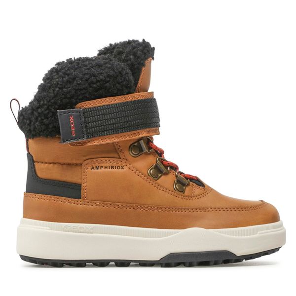 Geox Zimske čizme Geox J Bunshee Pg B Abx A J26D8A 0MEFU C2G9B S Dk Yellow/Black