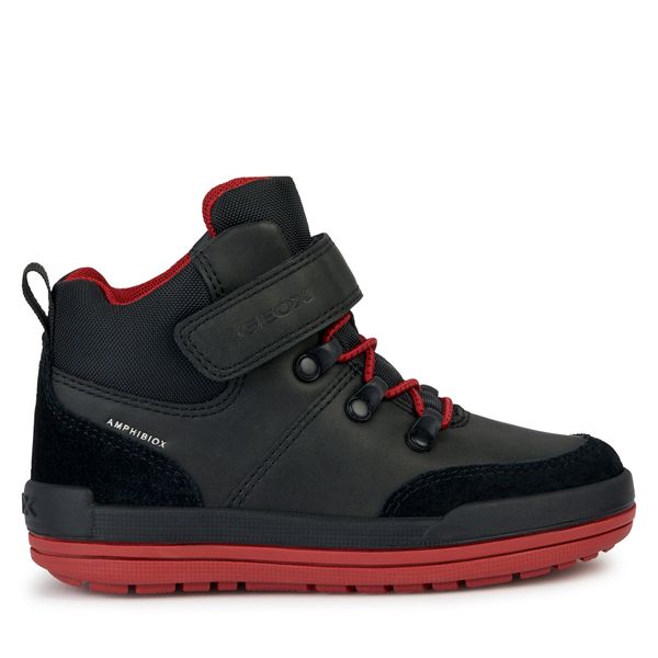 Geox Zimske čizme Geox J Charz Boy B Abx J36F3A 0MEFU C0048 S Black/Red