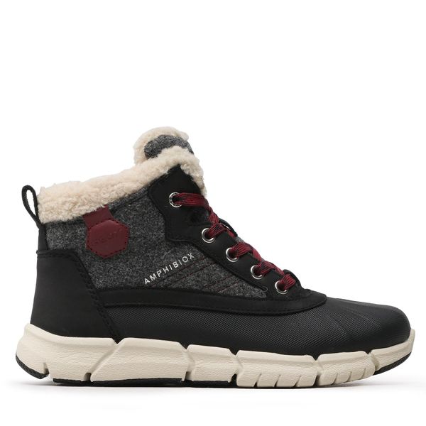 Geox Zimske čizme Geox J Flexyper B.B Abx E J269XE 0NY32 C0031 D Dk Grey/Bordeaux