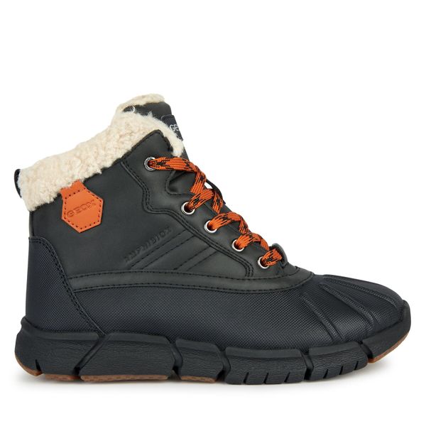 Geox Zimske čizme Geox J Flexyper Boy B Abx J269XE 0ME50 C0038 M Black/Orange