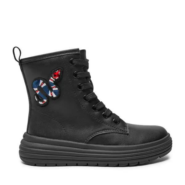 Geox Zimske čizme Geox J Phaolae Girl J46ETD 000BC C9999 M Crna