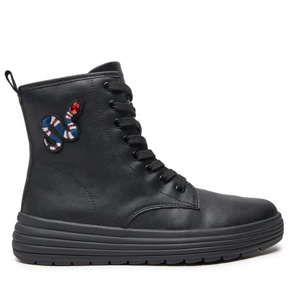 Geox Zimske čizme Geox J Phaolae Girl J46ETD 000BC C9999 S Crna